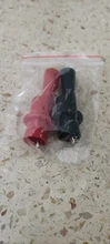 1 Pair Alligator Crocodile Test Clip Clamp For Multimeter Tester Probe New