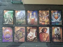 Cartas de juego de mesa para fiesta familiar, cartas de oráculo, guía del Tarot fantasma, adivinación, oráculo, oferta