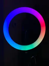 Video-Lights Ring-Lamp Tripods Stand Dimmable Youtube Selfie Led TIKTOK with RGB 