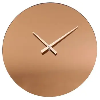 

THE HOME DECO FACTORY wall Clock Smoke Mirror Copper M6
