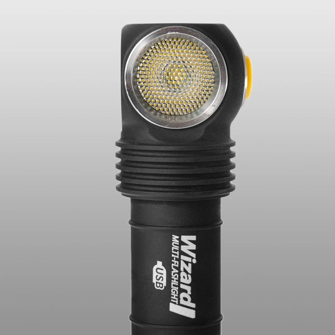 Светодиодный Налобный Фонарь Armytek Wizard v3 XP-L LED+ Магнитная Зарядка+ 18650 Li-Ion аккумулятор Перезаряжаемый Мультифонарь