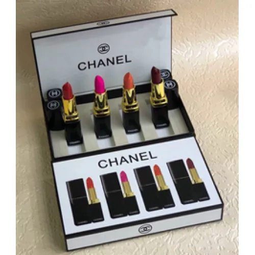 Chanel./gift Set From Chanel 4 B1. Lipstick 4 Different Colors - Makeup  Sets - AliExpress