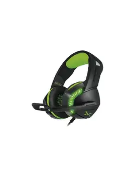 

3GO Droxio Leyon Black/Green headphone with mycophone
