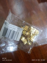 20 unids/lote bisagras de la puerta del gabinete Chapado en latón Mini bisagra decorativo pequeño joyería de madera caja de accesorios de muebles