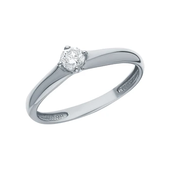 

Gold ring with diamonds sunlight sample 585
