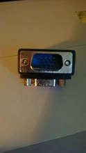 Convertor-Monitor Connector DB15 D-Sub Male-To-Female Extender 90-Degree VGA AQJG 15pin