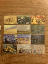 Señor papel 100 unids/caja Vintage Story Kraft papel recortes/fabricación de tarjetas/proyecto de diario DIY diario decoración tarjetas LOMO