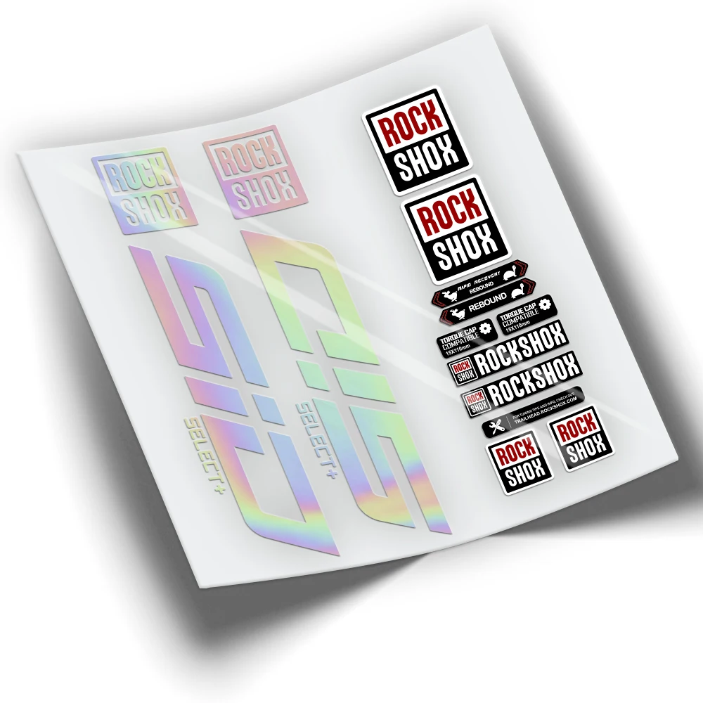 Adesivi Forcella Bicicletta Rockshox Sid Seleziona Plus 2021 Vinile Wp351