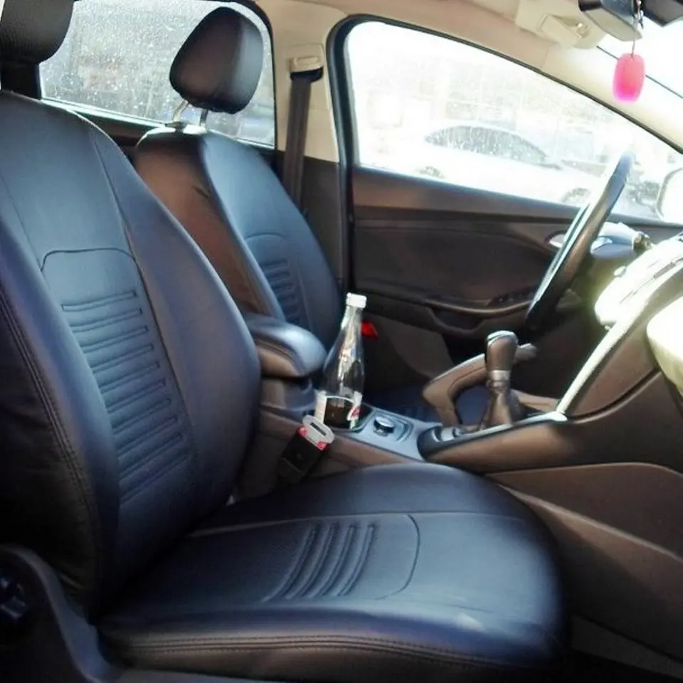 Для Ford Focus 3 2011- Комплект модельных чехлов для сидений только для комплектаций Ambiente/Trend(Модель Турин экокожа