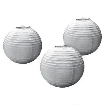

Pack 3 silver lanterns