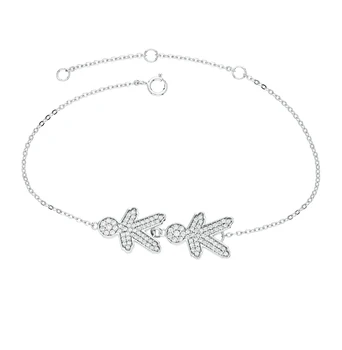 

Silver Bracelet with cubic zirconia sunlight sample 925