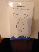 AmazeFan-masajeador de cuello Facial Led, 3 colores, fotonterapia, máquina de eliminación de arrugas de cara y cuello, Reduce el estiramiento de piel de doble barbilla