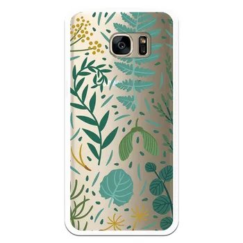 

Stand case costume drawing Leaves WP022 for Samsung Galaxy S7 Edge