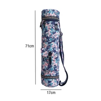5 Colors Printed Yoga Bag Portable Sports Mat Bag Pilates Mat Backpack Fitness Dance Gym Mat Cover 2