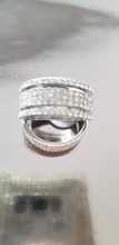 Anillo de plata elegante con diamantes de imitación para mujer, anillos de amor anchos para mujer, sortija de compromiso de boda, anillos joyas regalos