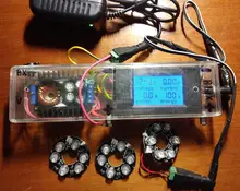 Yumiki-Conjunto de luces LED infrarrojas para cámaras CCTV, conjunto de 6 uds. De placas LED IR, Visión Nocturna (45mm de diámetro), color blanco