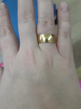 ELSEMODE-anillo de compromiso de acero inoxidable pulido brillante para hombre y mujer, sortija de boda, Color dorado y plateado, 8mm, 316L