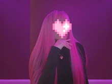 LOUIS FERRE negro Rosa rojo pelucas Cosplay largo recto Ombre peluca sintética con flequillo negro las mujeres Afro resistente al calor de fibra