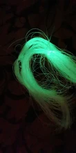Lunker resplandor luminoso Ultravioleta fluorescente volar hilo de pesca strand línea de cuerda atar diy material ayudar ganchos moscas