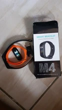 Reloj deportivo inteligente M4 para hombre y mujer, pulsera multifunción resistente al agua con control del ritmo cardíaco y de la presión sanguínea