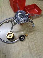 Widesea-quemador de gas a prueba de viento para exteriores, estufa de acampada, encendedor, equipo turístico, parrilla de propano cilíndrica de cocina