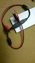 Detector Power-Meter Usb-Tester Usb-Alligator-Clips Crocodile-Wire Ammeter-Capacity 1pair