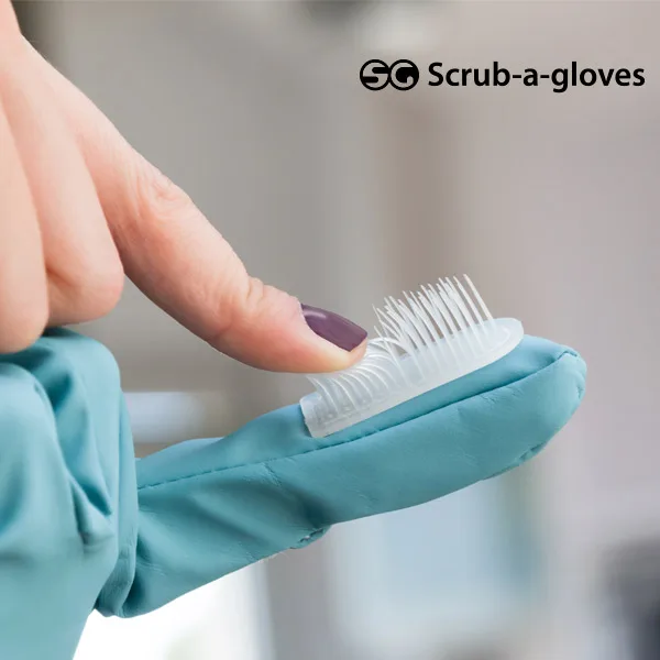 Перчатки для чистки с кистями Scrub-a-Gloves(упаковка из 2