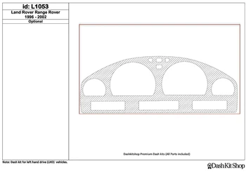 

Interior trim for Land Rover Range Rover 1996-2002. Set L1053.