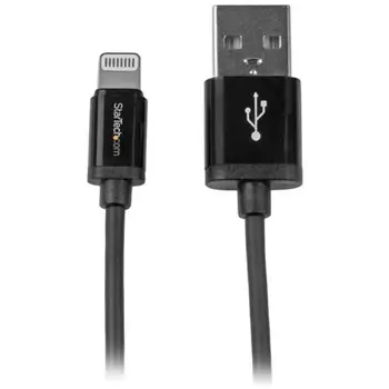 

8 pin Apple lightning connector cable black USB 1m for iPhone / iPod / iPadSTARTECH.COM12.71