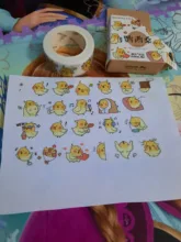 Cinta adhesiva decorativa con gatos y animales adorables, cinta adhesiva, decoración Diy, pegatina para álbum de recortes, artículos de papelería con etiquetas