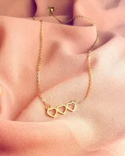 Collar de corazón de conexión para mujer, joyería de acero inoxidable a la moda, regalos encantadores para mejores amigos, Gargantilla con colgante, 2020