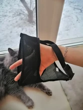 Arnés tipo chaleco para perro, collar para cachorro, gato, perro, mascota, de nailon transpirable y suave, ajustable