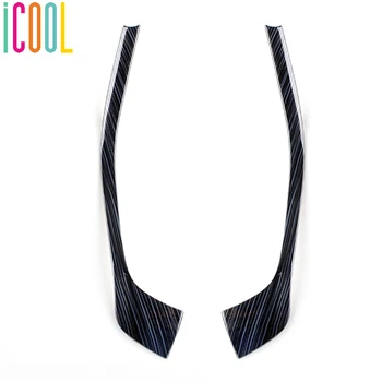 

Brushed Black Carbon Fiber Car Inner Door Handle Trim 2Pcs For Skoda Kodiaq 2016-2020 GT Interior Accessories