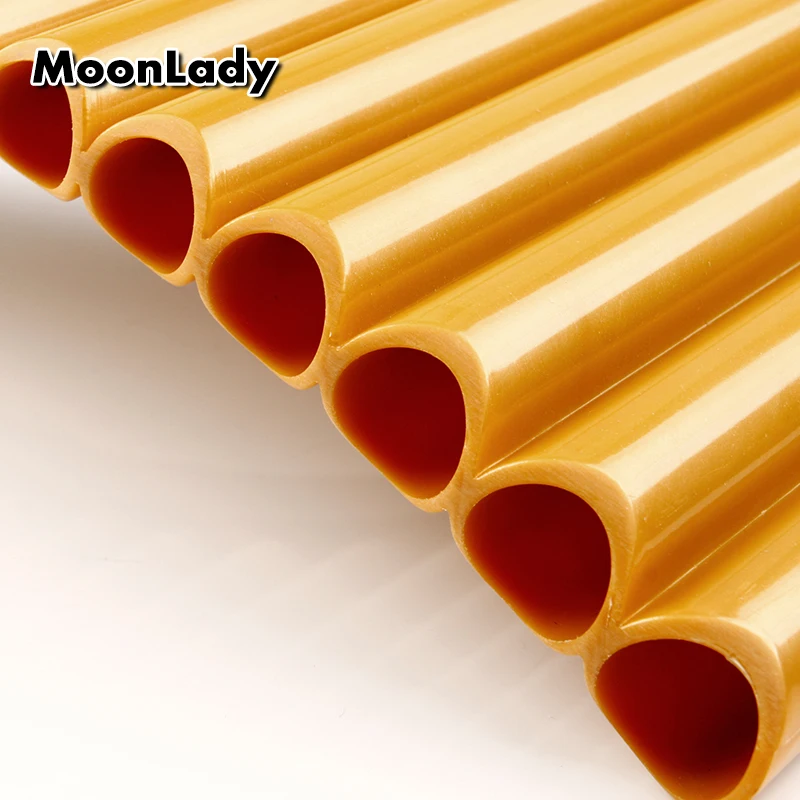 High Quality 22 Pipes Panflute with Base G Key ABS Plastic, Tunable Panpipes, Music Instrument, Romania Panflute,