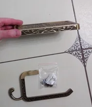 Rack-Accessory Toilet-Paper-Holder Bathroom-Storage Antique Tssue Brass YT-1492B