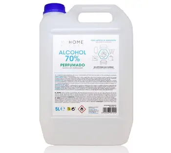 

70% Alcohol cleaning disinfectant for 5 litre perfumed surfaces. It is a hydroalcoholic solution for surfaces. Use