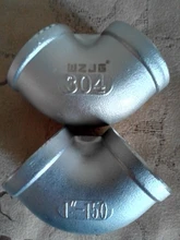 Female--Femalethreaded-Pipe-Fittings Stainless-Steel Dn8-Dn50-Elbow Angled-F/F 90-Degree