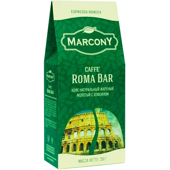 

Coffee ground marcony Roma bar 250g
