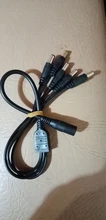 Cable divisor de enchufe de 12v CC 1 hembra A 2 3 4 5 6 8, Cable de alimentación macho, tira Led CCTV