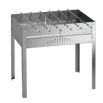 

Brazier collapsible with stiffeners + 6 skewers 40x30x40 Forester