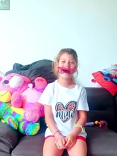 MINI Camiseta con estampado de mamá y yo, ropa a juego para Familia, 1 unidad