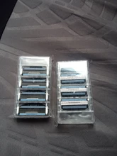 8 unids/pack de los hombres de la maquinilla de afeitar de seguridad cuchillas cuidado facial cuchillas de afeitar Manual de Cassette para gillettee mache 3