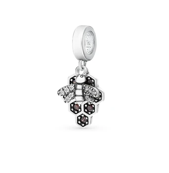 

Silver Pendant-charm with cubic zirconia sunlight sample 925