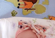 Cinta de pelo de bebé sin costura Super nailon suave Flores, bebé recién nacido niña venda del pelo del bebé Niños Accesorios para el pelo