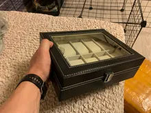 Caja de almacenamiento de reloj de cuero PU para hombre, organizador mecánico con 2/6/10/12 ranuras, expositor de relojes, Cajas de Regalo de joyería