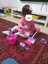 Juego de simulación de casa para niños, mini herramientas de limpieza, fregona, escoba, juego de Juguetes