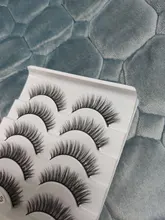 SEXYSHEEP-pestañas postizas de visón 3D, 5 pares, gruesas, naturales, hechas a mano, suaves, maquillaje, extensión de pestañas