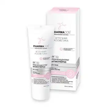 

Cream concentrate for face anticuperose pharmacos Vitex