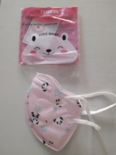 Mascarilla protectora KN95 de 5 capas con dibujos animados para niños y niñas, máscara de seguridad FFP3 para chico