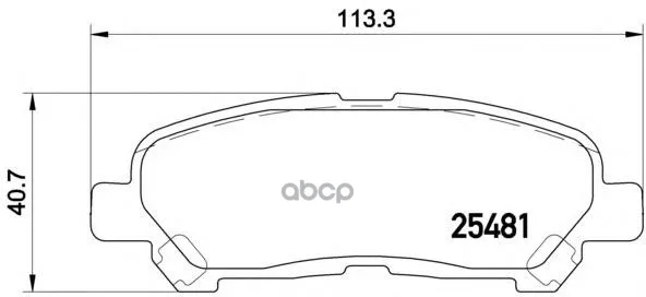 Колодки Тормозные Toyota Highlander 07- Зад. Brembo P83138 Brembo арт. P83138